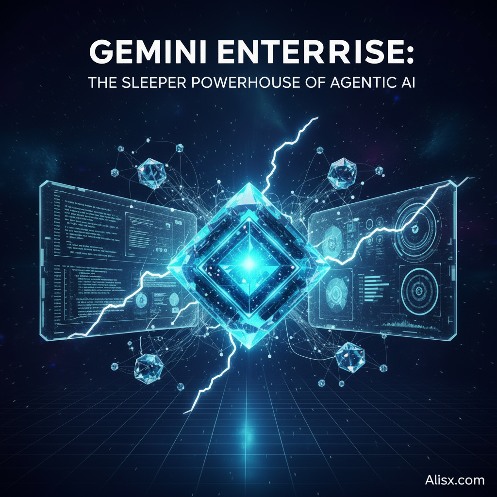 Generated cover image representing Gemini Enterprise as the front door for agentic AI in the enterprise.